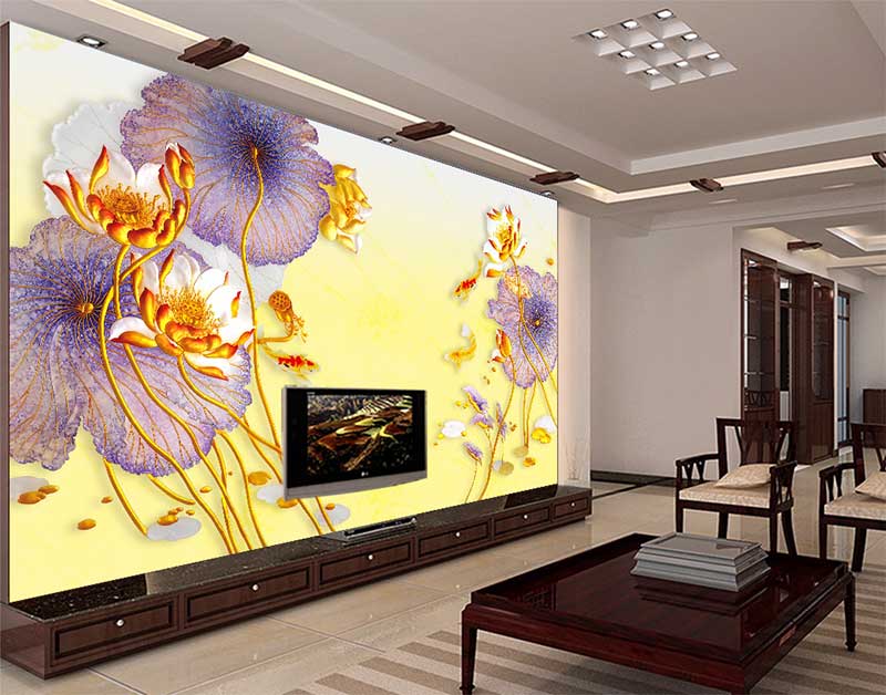 彩雕瓷磚背景墻打印機(jī)打印效果